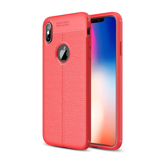 FLEX LEATHER RDEČ - APPLE IPHONE XS MAX
