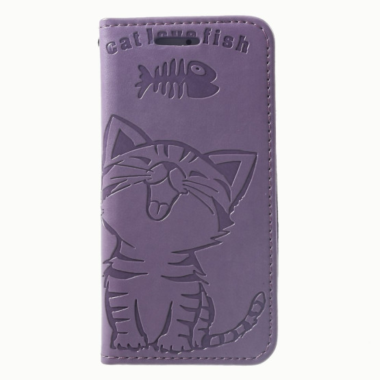 ODTIS MAČKA VIJOLIČEN - APPLE IPHONE 5 / IPHONE 5S / IPHONE SE