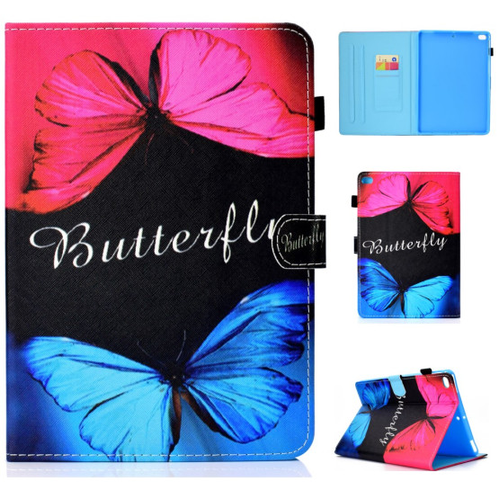 PINK AND BLUE BUTTERFLY - IPAD AIR / IPAD AIR 2 / IPAD 9,7' (2017) / IPAD 9,7' (2018)