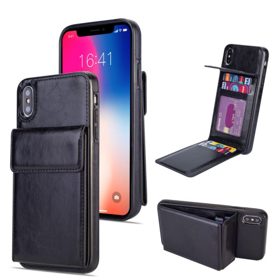 LEATHER ELEGANCE ČRN - APPLE IPHONE XS MAX