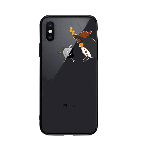 NXE GLASS RUNNING PENGUIN - APPLE IPHONE XS MAX