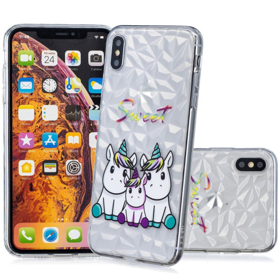 3D UNICORN FAMILY - APPLE IPHONE XS MAX