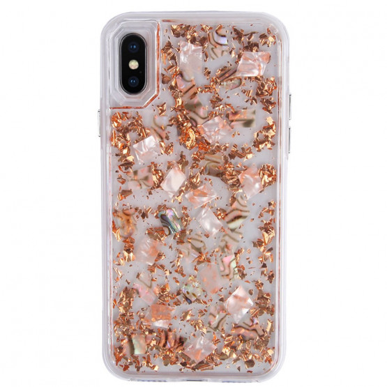GOLD STYLISH CRYSTALS - APPLE IPHONE XS MAX