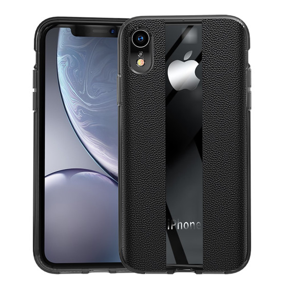 STYLISH LEATHER BLACK - APPLE IPHONE XR
