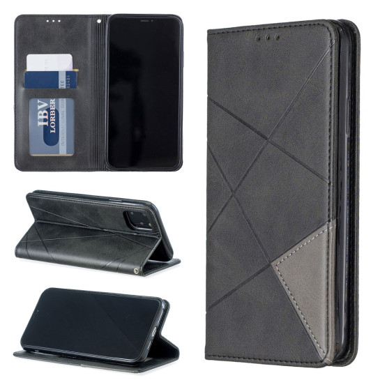 AUTO-ABSORBED GEOMETRIC ČRN ETUI ZA APPLE IPHONE 11 PRO MAX