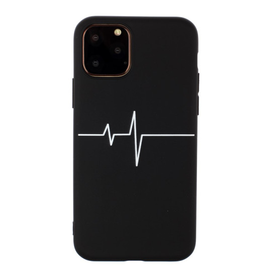 SLIM BLACK MAT KRIVULJA EKG OVITEK ZA APPLE IPHONE 11 PRO MAX