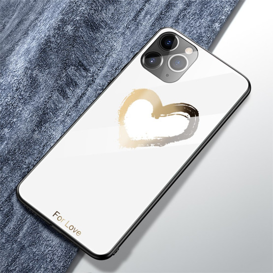 GLASS GOLDEN HEART BEL OVITEK ZA APPLE IPHONE 11 PRO