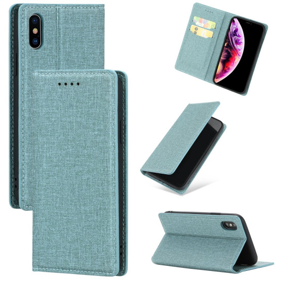 SLIM MAGNETIC JEANS MINT ETUI ZA APPLE IPHONE XS MAX