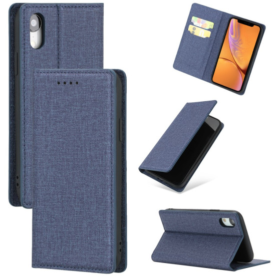 SLIM MAGNETIC JEANS TEMNO MODER ETUI ZA APPLE IPHONE XR
