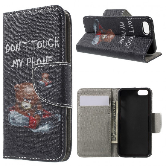 DON'T TOUCH MY PHONE ANGRY BEAR - APPLE IPHONE 5 / 5S / SE