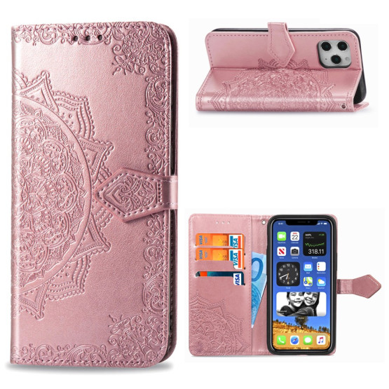 ROYAL MANDALA ROSE GOLD ETUI ZA APPLE IPHONE 12 / IPHONE 12 PRO