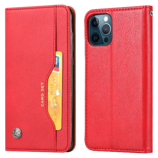 AUTO-ABSORBED MAGNETIC RDEČ ETUI ZA APPLE IPHONE 13 PRO