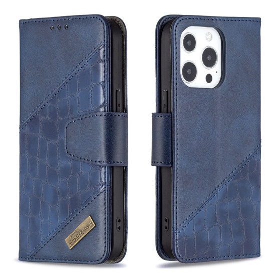 BINFEN CROCODILE MODER ETUI ZA IPHONE 13 PRO