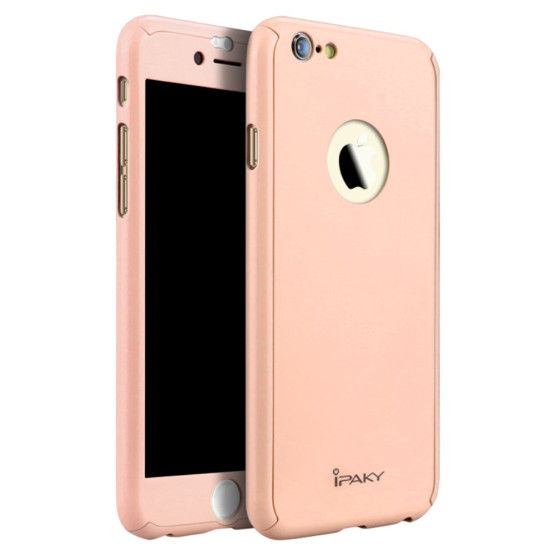 IPAKY ROSE GOLD DOUBLE PROTECTION - APPLE IPHONE 6 PLUS