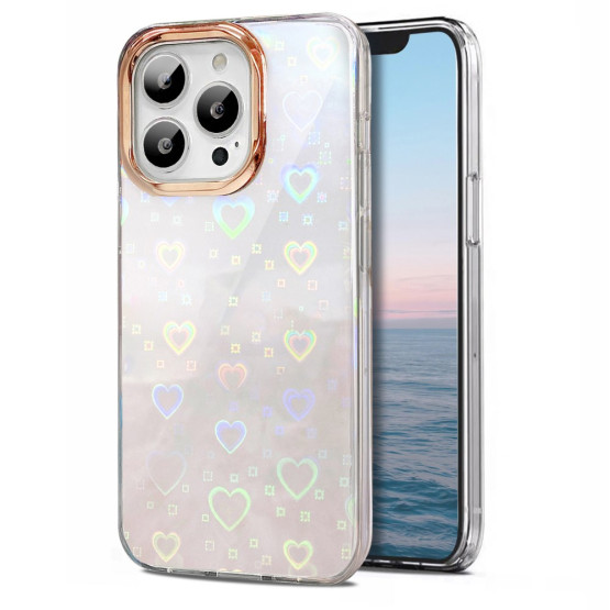 IMD LASER SRČKI OVITEK ZA APPLE IPHONE 13 PRO MAX