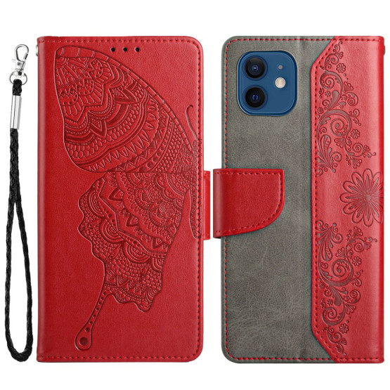 POL METULJ RDEČ ETUI ZA APPLE IPHONE 12 / IPHONE 12 PRO