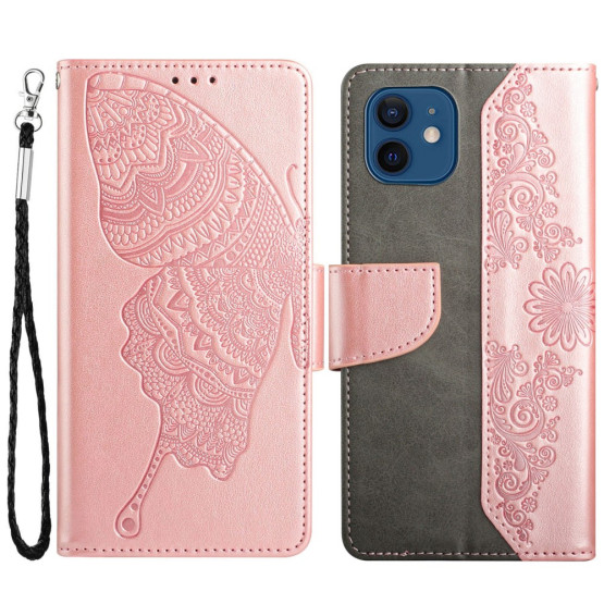 POL METULJ ROSE GOLD ETUI ZA APPLE IPHONE 12 / IPHONE 12 PRO