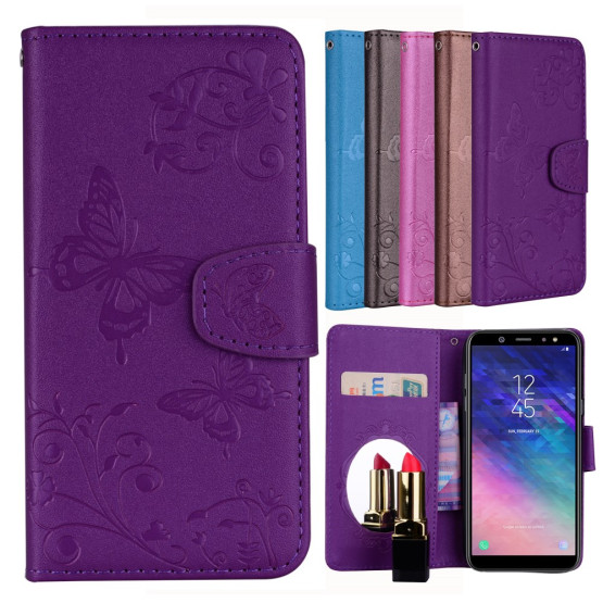 ODTIS METULJEV VIJOLIČEN - SAMSUNG GALAXY A6 PLUS (2018) 
