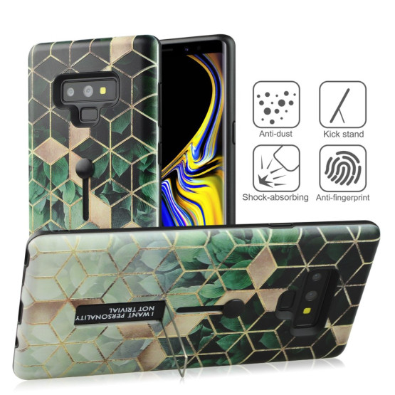 STAND ROMBNI VZOREC ZELEN - SAMSUNG GALAXY NOTE 9