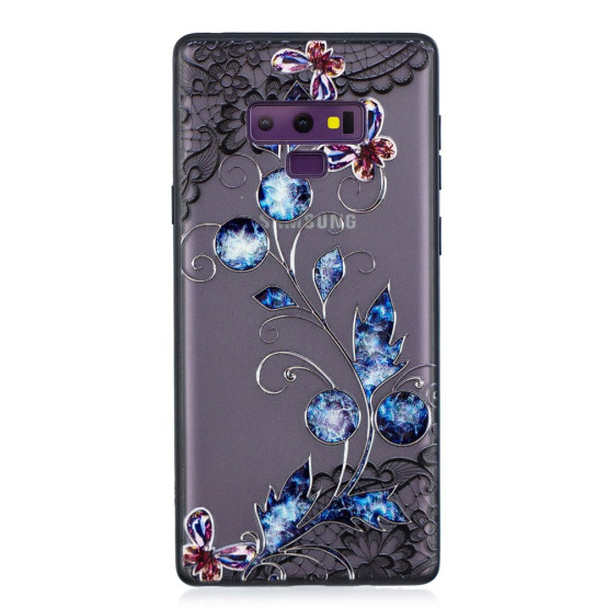 MODRA VZPENJALKA NA ČIPKI - SAMSUNG GALAXY NOTE 9