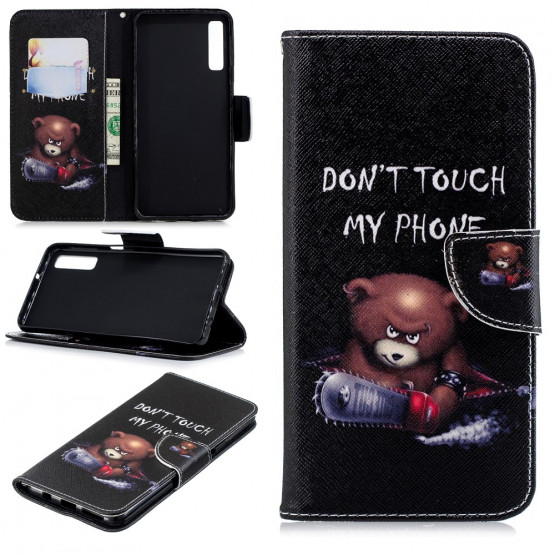 DON'T TOUCH MY PHONE ANGRY BEAR - SAMSUNG GALAXY A7 (2018) 