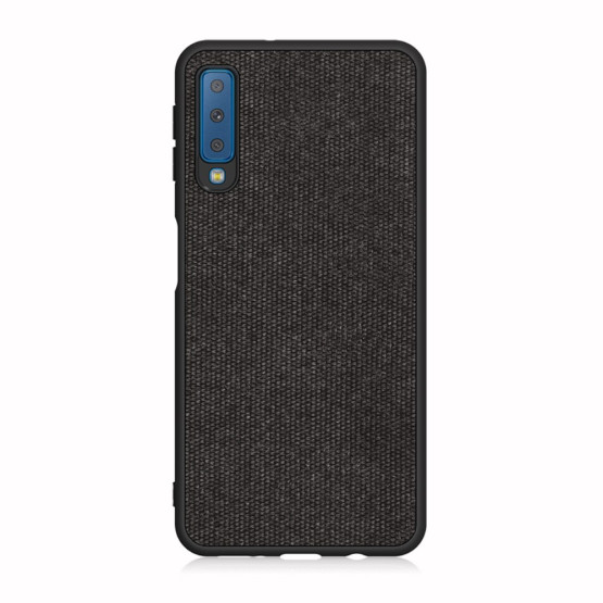 SLIM BLACK KNITTED FASHION - SAMSUNG GALAXY A7 (2018) 