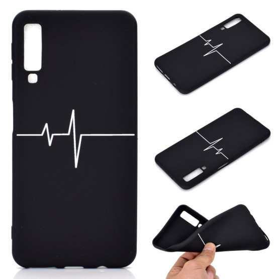 SLIM BLACK MAT KRIVULJA EKG OVITEK ZA SAMSUNG GALAXY A7 (2018) 