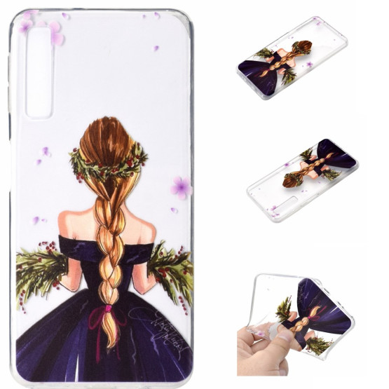 SLIM PROSOJNA VIJOLIČNA LADY OVITEK ZA SAMSUNG GALAXY A50 / A30S