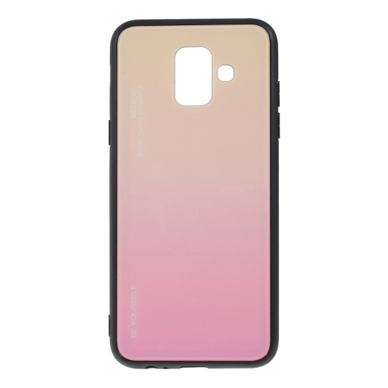 GLASS BE YOURSELF TWILIGHT GOLD OVITEK ZA SAMSUNG GALAXY A6 (2018)