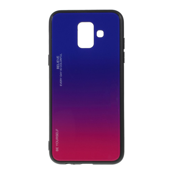 GLASS BE YOURSELF TWILIGHT BLUE/PURPLE OVITEK ZA SAMSUNG GALAXY A6 (2018) 