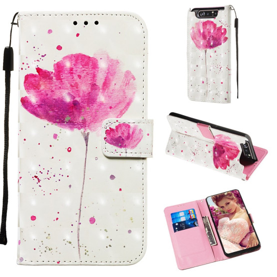 REALISTIC PINK CVETLICA ETUI ZA SAMSUNG GALAXY A80