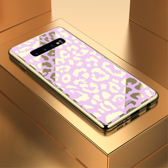 GLASS DIVJI LEOPARD ROZA OVITEK ZA SAMSUNG GALAXY S10