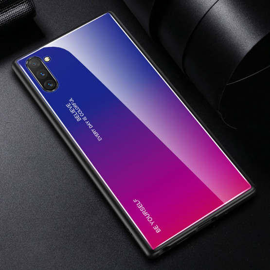GLASS BE YOURSELF TWILIGHT BLUE/PURPLE OVITEK ZA SAMSUNG GALAXY NOTE 10 PLUS