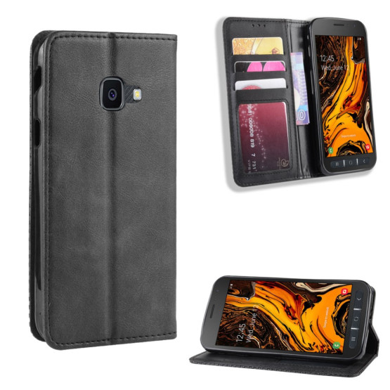 VINTAGE AUTO ABSORBED ČRN ETUI ZA SAMSUNG GALAXY XCOVER 4 / GALAXY XCOVER 4S