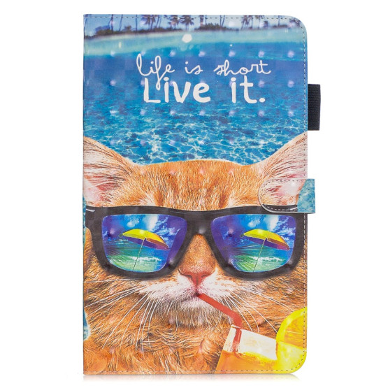 REALISTIC LIFE IS SHORT ETUI ZA SAMSUNG GALAXY TAB A 10.1 (2019)