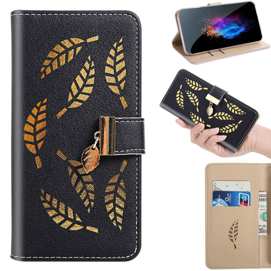 JESENSKO LISTJE ČRN ETUI ZA SAMSUNG GALAXY A20E