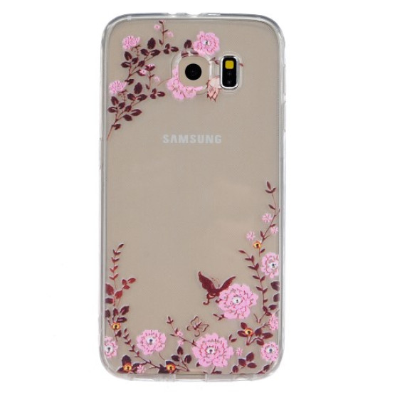 SLIM PROSOJNE ROZA CVETLICE - SAMSUNG GALAXY S6