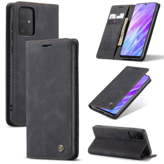 CASEME RETRO AUTO ABSORBED ČRN ETUI ZA SAMSUNG GALAXY S20