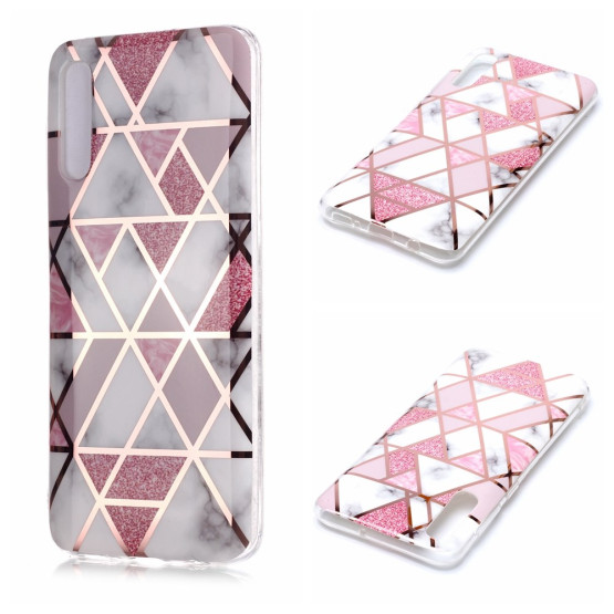 GEOMETRIC MARMOR ROZA OVITEK ZA SAMSUNG GALAXY A50 / A30S