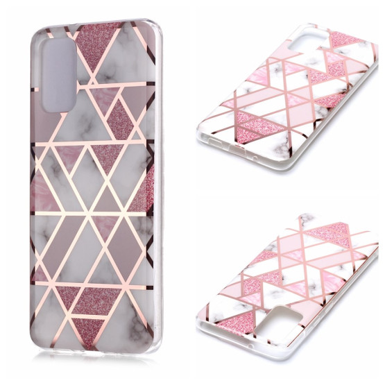 GEOMETRIC MARMOR ROZA OVITEK ZA SAMSUNG GALAXY S20 PLUS 
