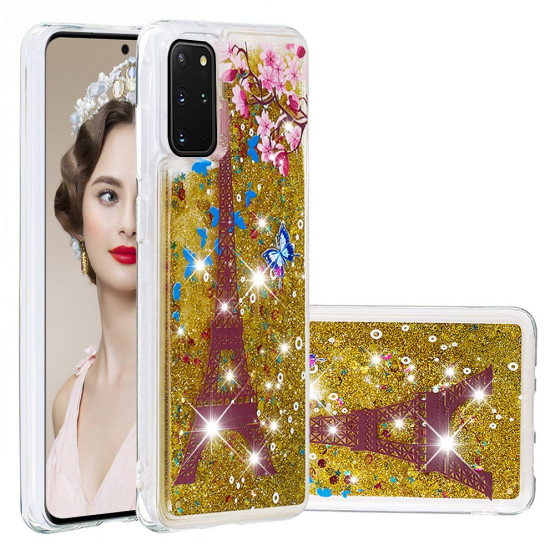 LIQUID BLEŠČICE PARIS OVITEK ZA SAMSUNG GALAXY S20 PLUS 