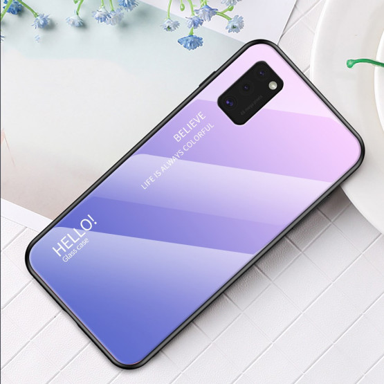 GLASS HELLO! PINK/BLUE OVITEK ZA SAMSUNG GALAXY A41 