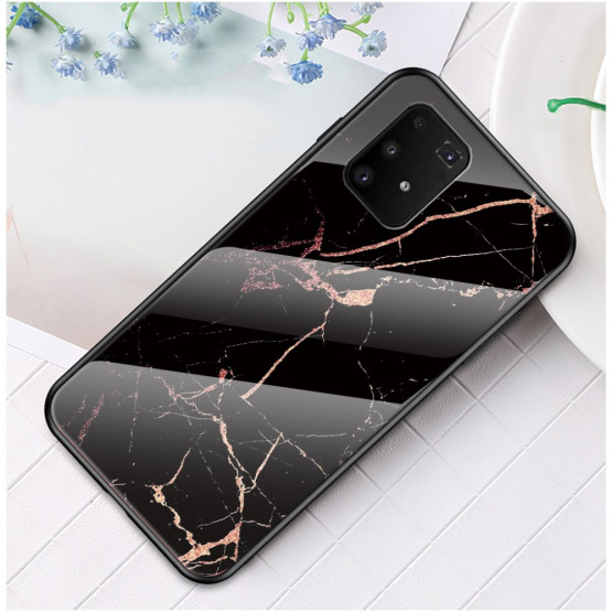 GLASS ČRN MARMOR OVITEK ZA SAMSUNG GALAXY S10 LITE 