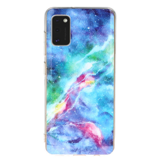 MARMOR VESOLJE MODER OVITEK ZA SAMSUNG GALAXY A41 