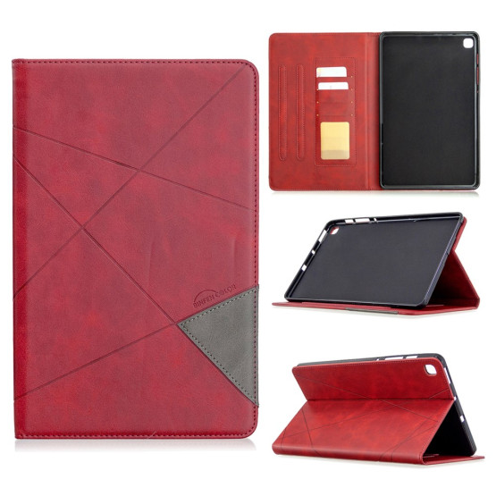 AUTO-ABSORBED GEOMETRIC RDEČ ETUI ZA SAMSUNG GALAXY TAB S6 LITE 2024 / TAB S6 LITE 2022 / TAB S6 LITE 2020 10.4
