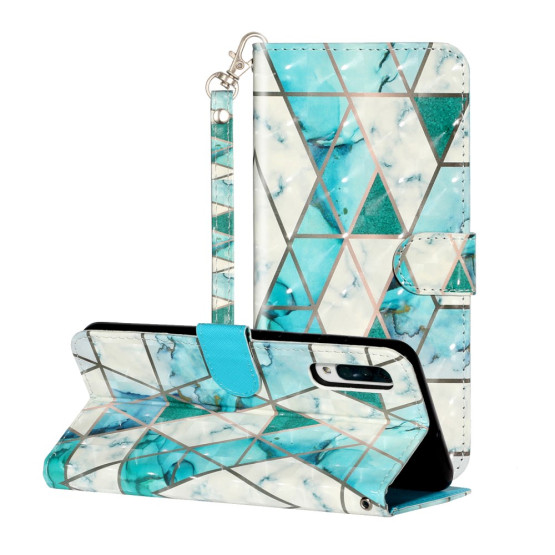 REALISTIC MINT GEOMETRIC MARMOR ETUI ZA SAMSUNG GALAXY A50 / SAMSUNG GALAXY A30S