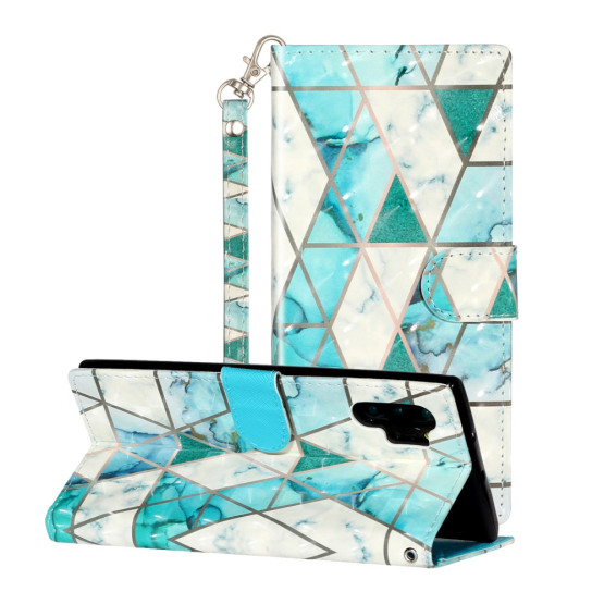 REALISTIC MINT GEOMETRIC MARMOR ETUI ZA SAMSUNG GALAXY NOTE 10 PLUS 