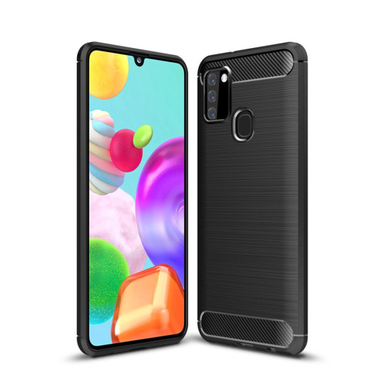 FLEX KARBON ČRN OVITEK ZA SAMSUNG GALAXY A21S 
