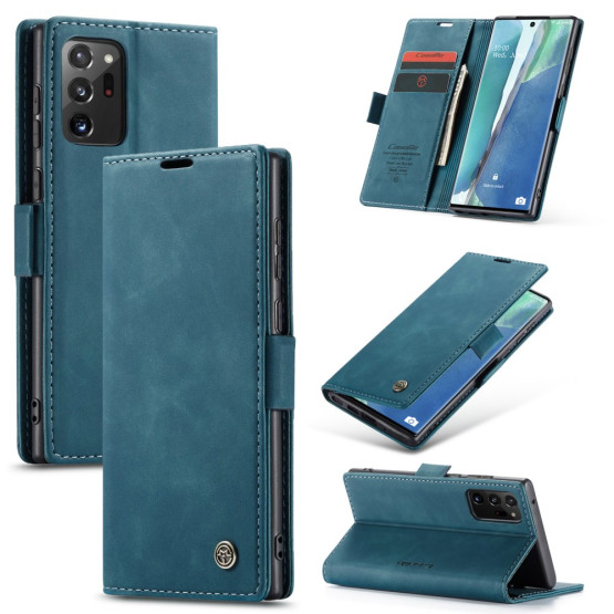 CASEME RETRO AUTO ABSORBED ZELEN ETUI ZA SAMSUNG GALAXY NOTE 20 ULTRA 