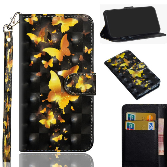 REALISTIC ZLATI METULJI ETUI ZA SAMSUNG GALAXY NOTE 20